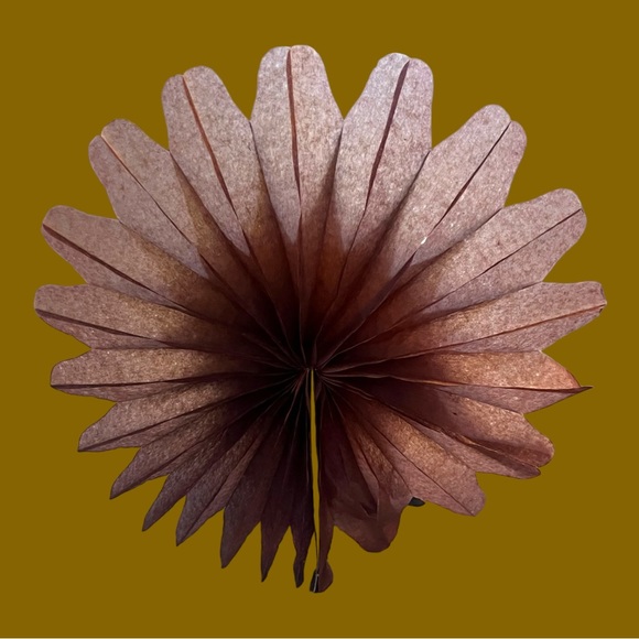 Turkey Die Cut Honeycomb Centerpiece Vintage Set Of 2 Holidays Table Piece - Picture 3 of 5